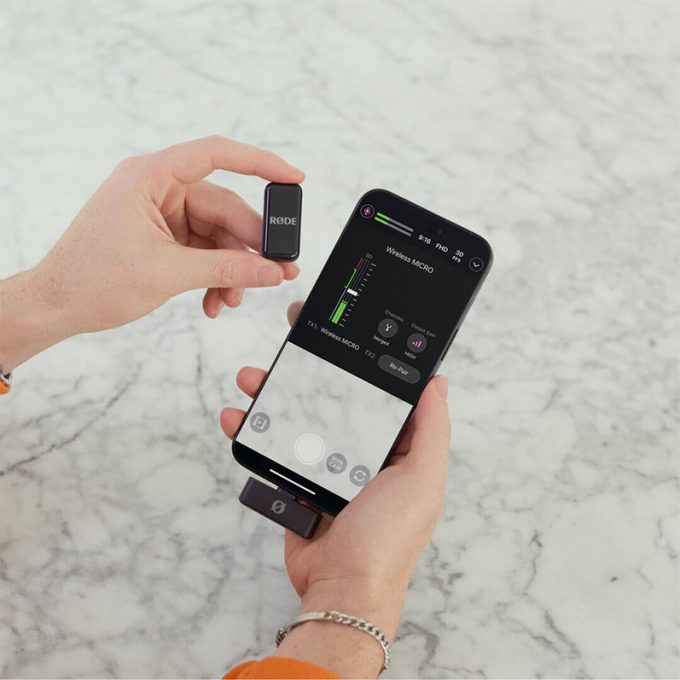 RODE Wireless Micro Dual Lightning para iphone ultra compacto
