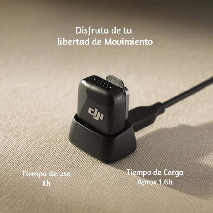 Transmisor DJI Mic Mini con micrófono incorporado