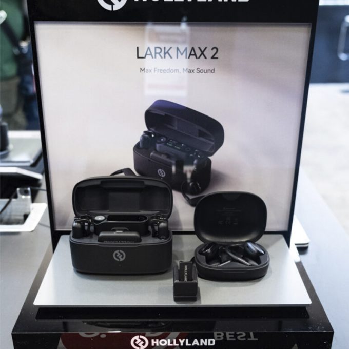 Hollyland Lark Max 2 Micrófonos inalámbricos con auriculares de retorno