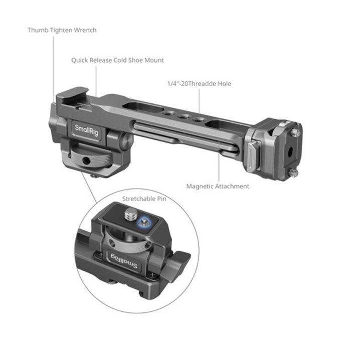 Soporte de monitor SmallRig HawkLock H21 para estabilizadores DJI