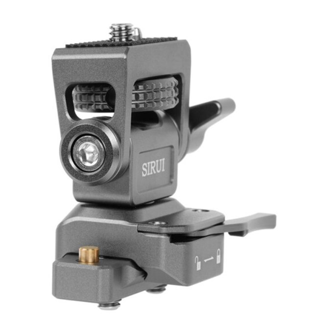 Soporte para monitor de cámara Sirui con abrazadera NATO