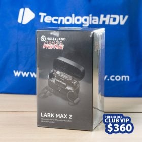 Hollyland Lark Max 2 Micrófonos inalámbricos con auriculares de retorno