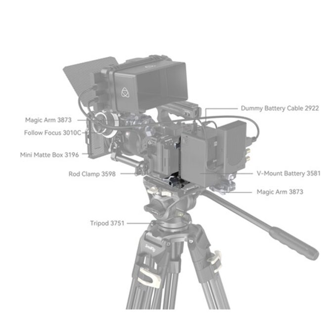 SmallRig V-Mount Placa de montaje de la batería - Imagen 8