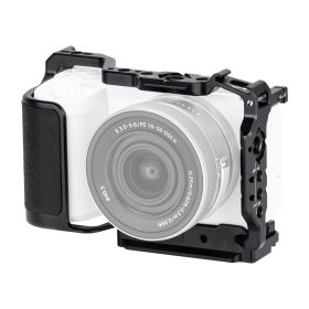 Jaula para cámara Sony ZV-E10 II, mango ergonómico y placa de liberación rápida Nitze
