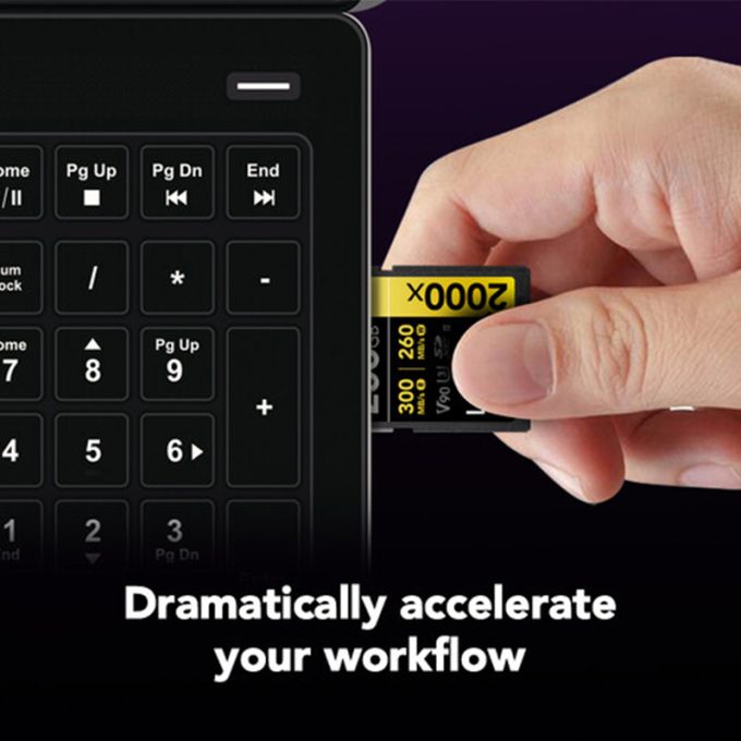 Tarjeta de Memoria Lexar 256GB V90 Professional 2000x UHS-II SDXC