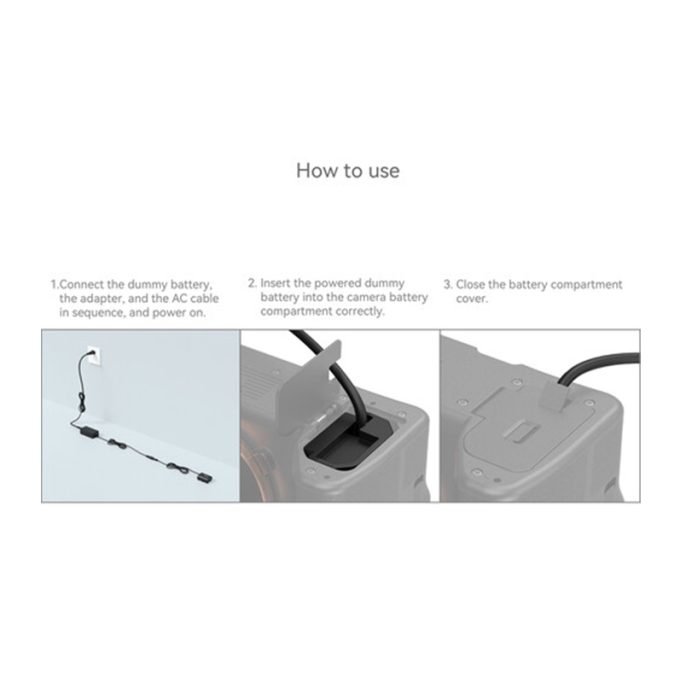 Adaptador de corriente tipo Bateria Sony NP-FZ100  SmallRig 4268B - Imagen 5
