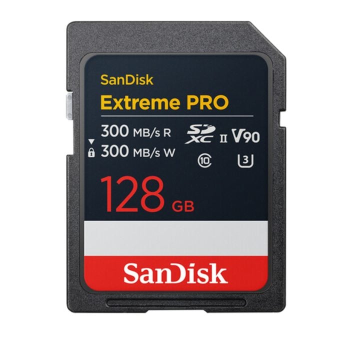 Tarjeta V90 SanDisk 128GB Extreme PRO UHS-II SDXC 300 MB/s - Imagen 3