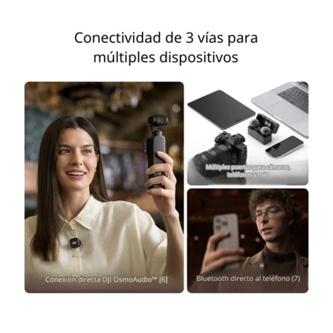 Micrófono inalámbrico  DJI Mic 3 para dos personas - Imagen 2