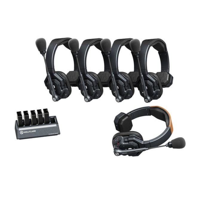 Intercom Hollyland Solidcom SE Global 5S full-dúplex, para 5 personas