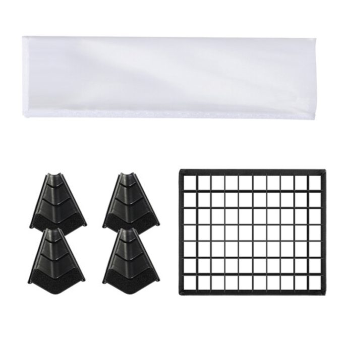 Kit de 2 difusores de softbox plegables con rejilla tipo colmena para serie GVM 880RS - Imagen 3