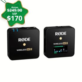 Rode Wireless GO II Micrófono inalámbrico con grabador SOLO VIP