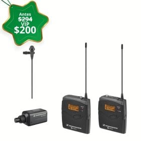 Sennheiser ew 100 ENG G3 Kit de balita ME 4 y receptor de micrófono SOLO VIP