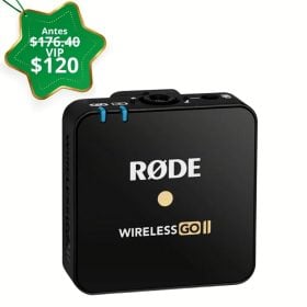 Transmisor Solo para Micrófono RODE Wireless GO II TX (2,4 GHz, negro) SOLO VIP