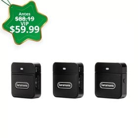 Micrófono Inalámbrico Saramonic Blink 100 B2 para Grabación Profesional de 2 SOLO VIP