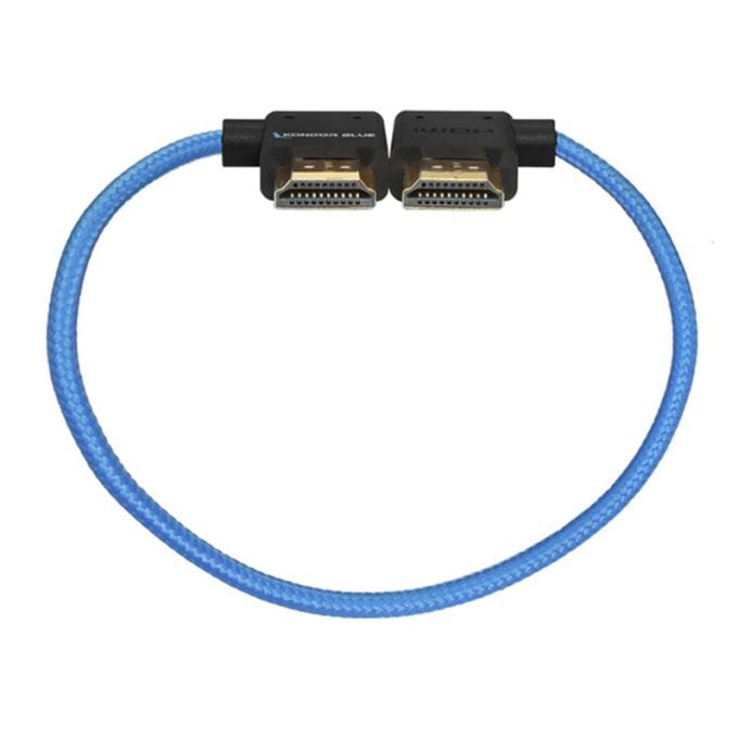 Cable HDMI a HDMI Kondor Blue de ángulo recto a ángulo izquierdo 30cm - Imagen 3