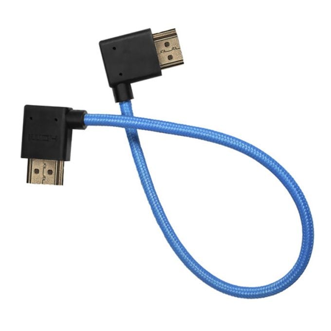Cable HDMI a HDMI Kondor de ángulo recto a ángulo izquierdo 30cm