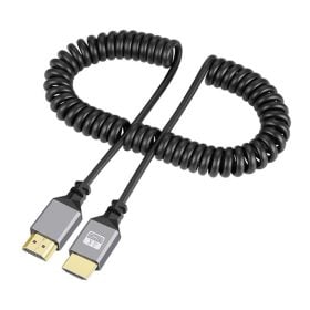 Cable HDMI a HDMI en espiral DigitalFoto de 40cm a 200cm 4K