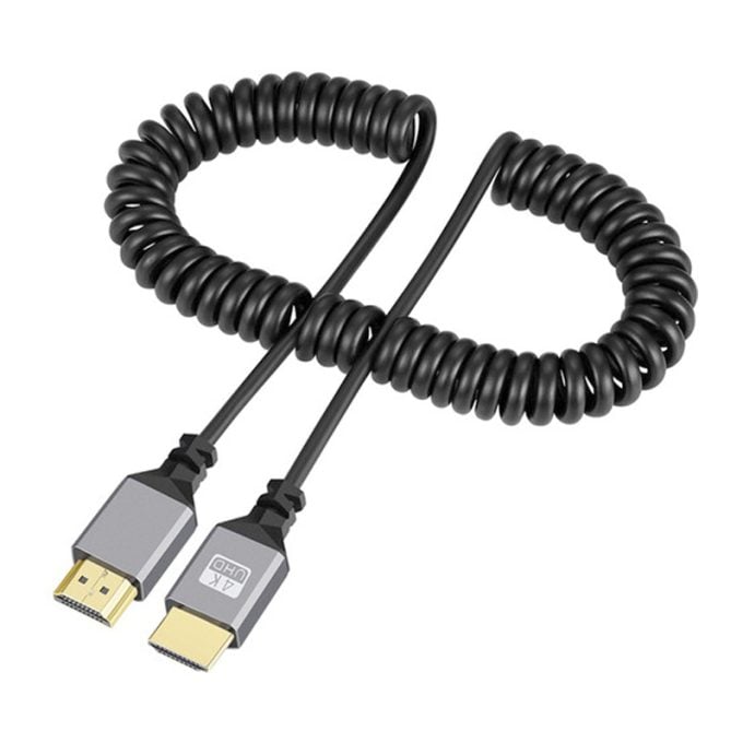 Cable HDMI a HDMI en espiral DigitalFoto de 40cm a 200cm 4K