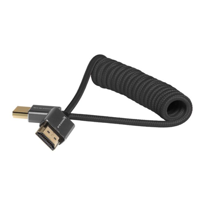 Cable trenzado HDMI a HDMI 2.0 en espiral Kondor Blue 30cm A 60cm - Imagen 3