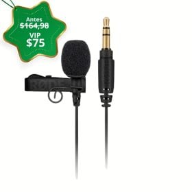 Micrófono de balita Rode Lavalier GO para Cámaras y Wireless GO SOLO VIP