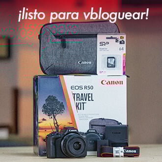 Kit-Vbloguero-Canon-r50-con-bolos-y-memoria