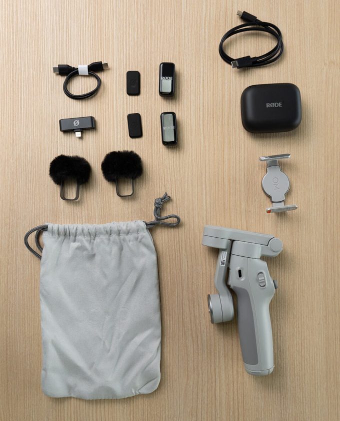 Estabilizador más Micrófono para telefonos DJI Osmo Mobile 7 + Rode Wireless Micro - Imagen 2