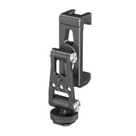 Soporte metálico negro para teléfono SmallRig con zapata