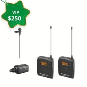 Sennheiser ew 100 ENG G3 Kit de balita ME 4 y receptor de micrófono SOLO VIP