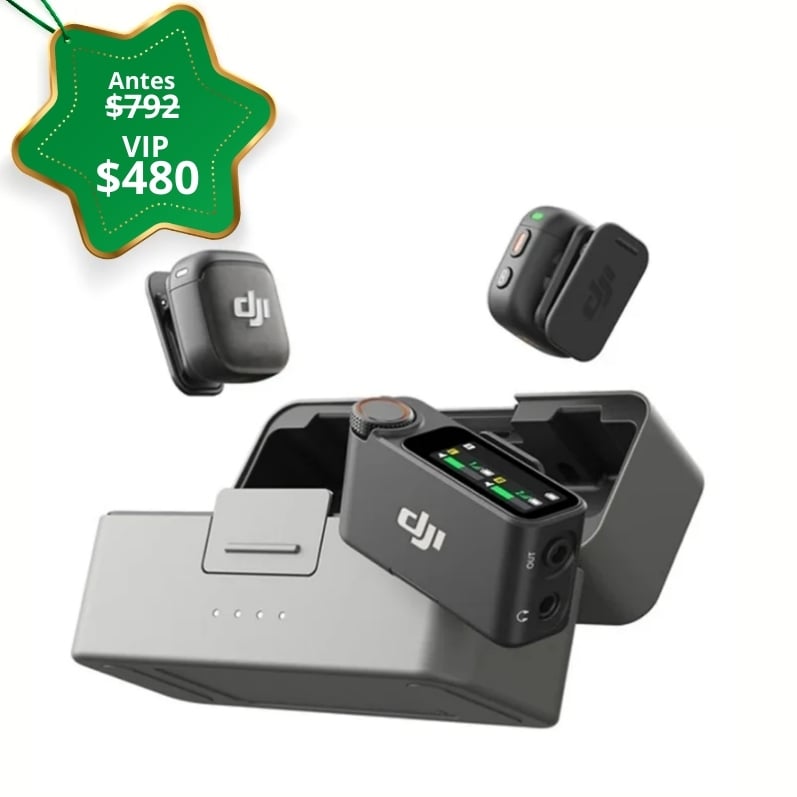 Micrófono inalámbrico DJI Mic 3 para dos personas SOLO VIP