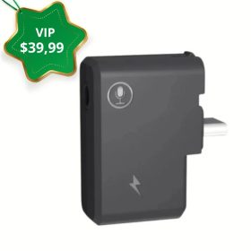 SOLO VIP Adaptador de micrófono insta360 de 3.5mm para la cámara ONE x2