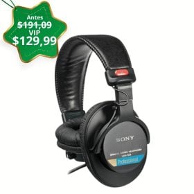 SOLO VIP Sony MDR-7506 Audífonos de Estudio Profesionales circumaurales