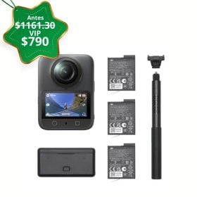 SOLO VIP DJI Osmo 360° Camara de Acción 8k Combo Aventura