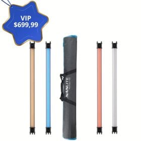 SOLO VIP Nanlite PavoTube II 15C Tubo de luz LED RGB (kit de 4 luces de 2')