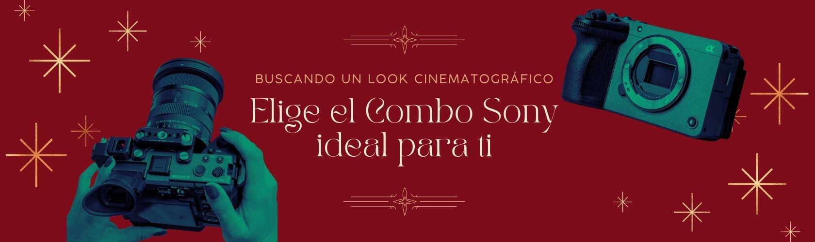 Banner de Navidad de Negocio en Rojo Dorado estilo Clásico Elegante