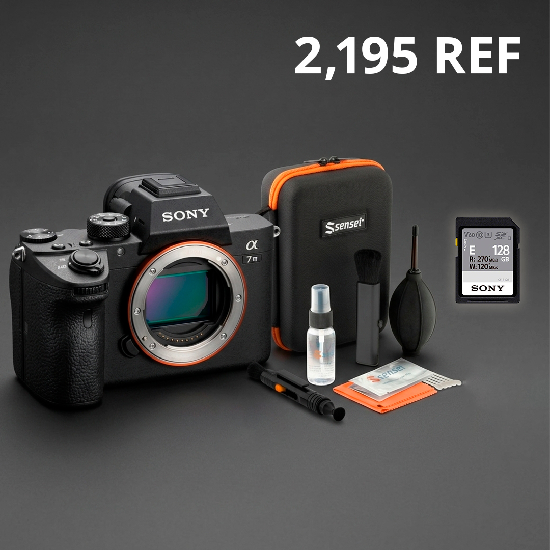 Sony a7 III 24MP Full-Frame Exmor R BSI CMOS Solo Cuerpo + Obsequio