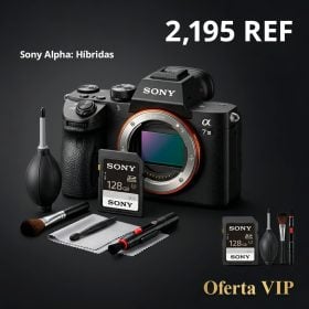 Sony a7 III 24MP Full-Frame Exmor R BSI CMOS Solo Cuerpo + Obsequio