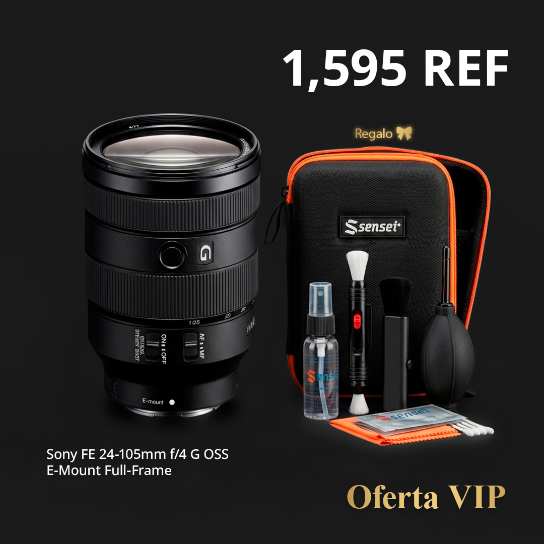 Lente Sony FE 24-105mm f/4 G OSS E-Mount Full-Frame + Obsequio