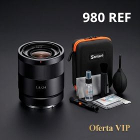 Lente Sony Sonnar T* E 24mm F/1.8 ZA + Kit de limpieza de Obsequio