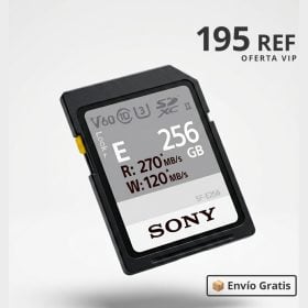 Sony 256GB SF-E Series UHS-II SDXC V60 Tarjeta de memoria
