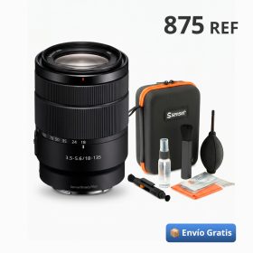 Lente Sony E 18-135mm f/3.5-5.6 OSS + Kit de limpieza de lente
