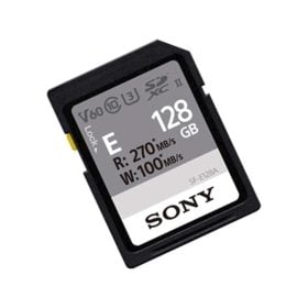 Sony 128GB SF-E series UHS-II SDXC V60 Tarjeta de memoria