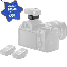 Adaptador de cámara con zapata para Micrófonos DJI Mic 2 SOLO VIP
