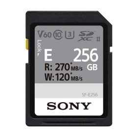 Sony 256GB SF-E Series UHS-II SDXC V60 Tarjeta de memoria