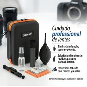 Kit de limpieza de lente fotográficos Sensei Deluxe