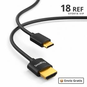 Cable OTG Mini-HDMI a HDMI Smallrig 35 cm Soporta 4k UHD
