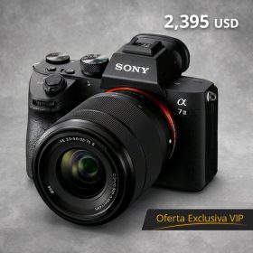 Sony a7 III con lente de 28-70 mm Cámara sin espejo full-frame 24 MP