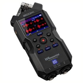 Zoom H4Essential 4-pista de 32-bit flotante grabadora de audio portatil